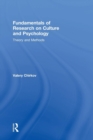 Image for Fundamentals of Research on Culture and Psychology
