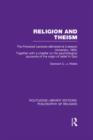 Image for Religion and Theism