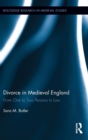 Image for Divorce in Medieval England