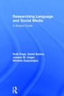 Image for Researching language and social media  : a student guide