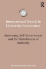 Image for International Trends in University Governance