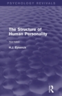 Image for The structure of human personality