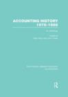 Image for Accounting History 1976-1986 (RLE Accounting)