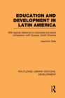 Image for Education and development in Latin America