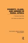 Image for Poverty, class and gender in rural Africa  : a Tanzanian case study