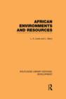 Image for African Environments and Resources