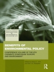 Image for Benefits of environmental policy  : conference volume of the 6th Chemnitz Symposium, &#39;Europe and Environment&#39;