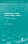 Image for Monetary Policy and Credit Control (Routledge Revivals)