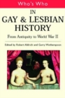 Image for Who&#39;s Who in Gay and Lesbian History : From Antiquity to the Mid-Twentieth Century : Vol.1