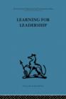 Image for Learning for Leadership