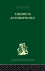 Image for Theory in Anthropology
