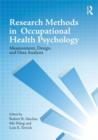 Image for Research Methods in Occupational Health Psychology