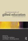 Image for Fundamentals of Gifted Education