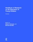 Image for Handbook of research on the education of young children