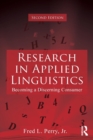 Image for Research in Applied Linguistics