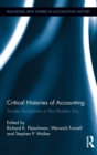 Image for Critical histories of accounting  : sinister inscriptions in the modern era