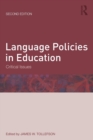 Image for Language policies in education  : critical issues