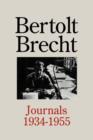 Image for Bertolt Brecht : Journals 1934 - 1955