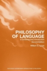 Image for Philosophy of language  : a contemporary introduction