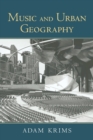 Image for Music and Urban Geography