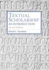 Image for Textual Scholarship