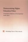Image for Democratizing Higher Education Policy