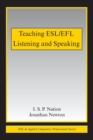 Image for Teaching ESL/EFL Listening and Speaking
