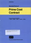 Image for STD Form Prime Cost Contract Oul