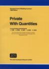 Image for JCT: Standard Form of Building Contract Private With Quantities