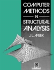 Image for Computer Methods in Structural Analysis