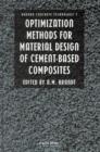 Image for Optimization Methods for Material Design of Cement-based Composites