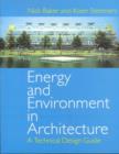 Image for Energy and Environment in Architecture