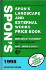 Image for Spon&#39;s landscape and external works price book 1998