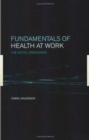 Image for Fundamentals of Health at Work