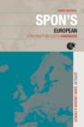 Image for Spon&#39;s European Construction Costs Handbook