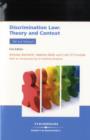 Image for Discrimination law  : theory and context
