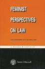 Image for Feminist Perspectives on Law