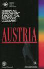 Image for European Employment and Industrial Relations Glossaries : Austria
