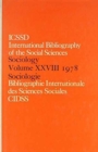 Image for IBSS: Sociology: 1978 Vol 28