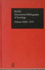 Image for IBSS: Sociology: 1979 Vol 29