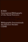 Image for IBSS: Political Science: 1984 Volume 33