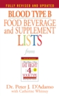 Image for Blood Type B Food, Beverage and Supplement Lists