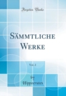 Image for Sammtliche Werke, Vol. 2 (Classic Reprint)