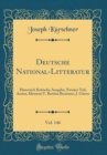Image for Deutsche National-Litteratur, Vol. 146: Historisch Kritische Ausgabe; Zweiter Teil, Arnim, Klemens U. Bettina Brentano, J. Gorres (Classic Reprint)