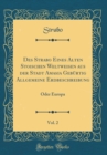 Image for Des Strabo Eines Alten Stoischen Weltweisen aus der Stadt Amasia Geburtig Allgemeine Erdbeschreibung, Vol. 2: Oder Europa (Classic Reprint)