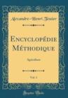 Image for Encyclopedie Methodique, Vol. 3: Agriculture (Classic Reprint)