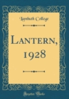 Image for Lantern, 1928 (Classic Reprint)