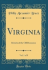 Image for Virginia, Vol. 2 of 5: Rebirth of the Old Dominion (Classic Reprint)