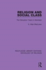 Image for Religion and social class  : the disruption years in Aberdeen