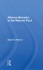 Image for Alliance behavior in the Warsaw pact